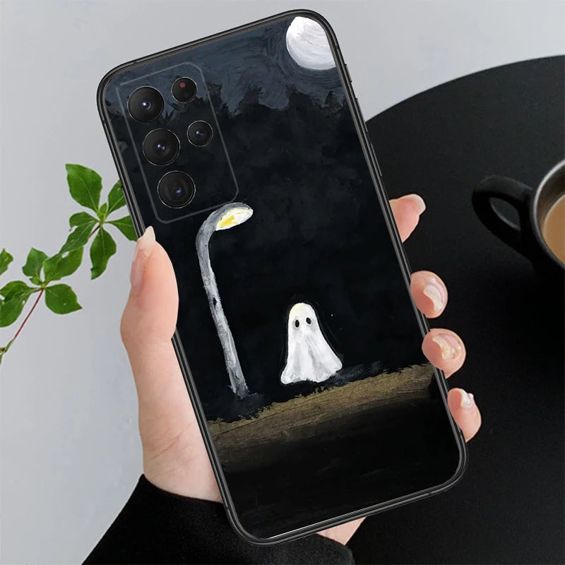 Halloween Geist Hülle für Samsung Galaxy S25–S21