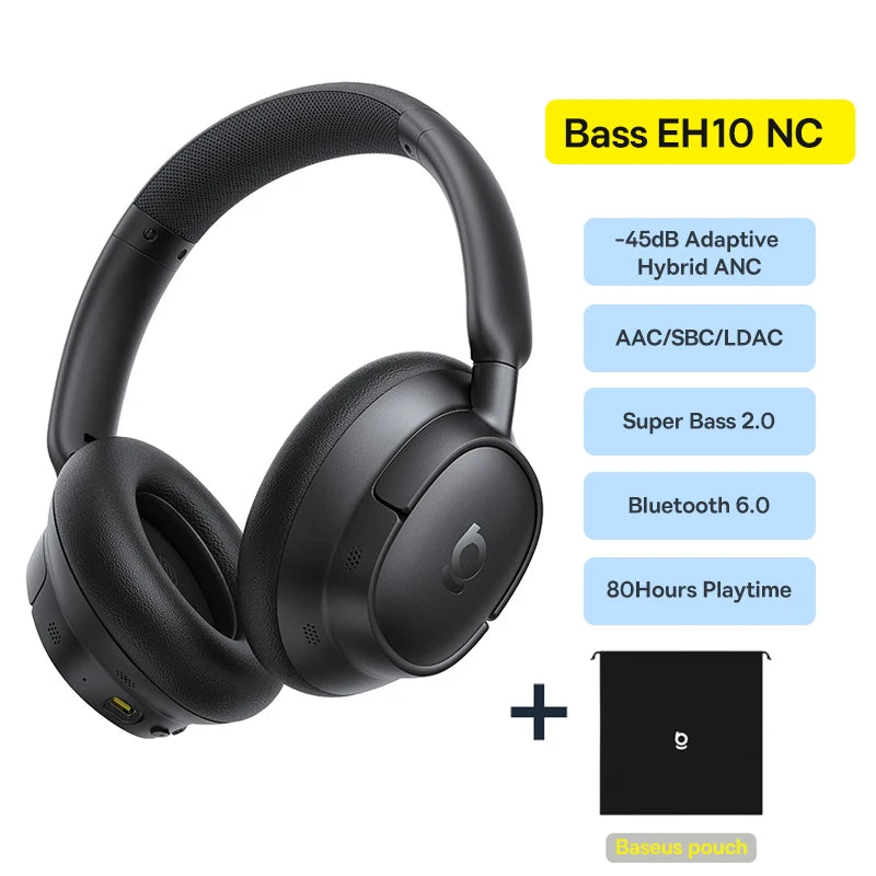 Baseus Bowie H1s Bluetooth Over-Ear Headset