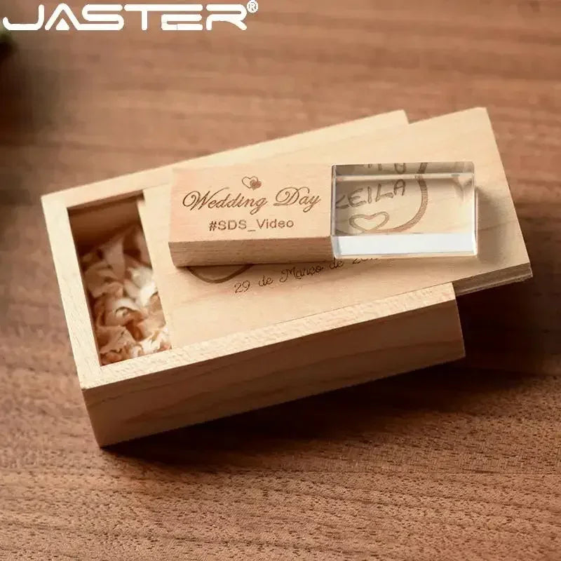 USB-Stick 4–64 GB mit Kristall