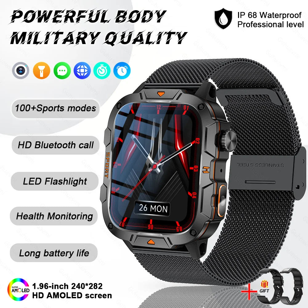 Outdoor Smartwatch 2025 mit GPS & AMOLED