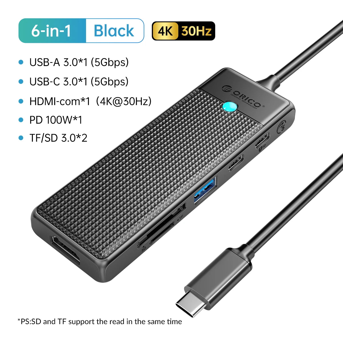 ORICO USB-C Dockingstation 4K 100W