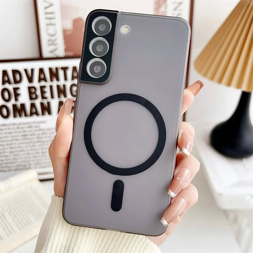Matte Magnetische Hülle für Samsung Galaxy