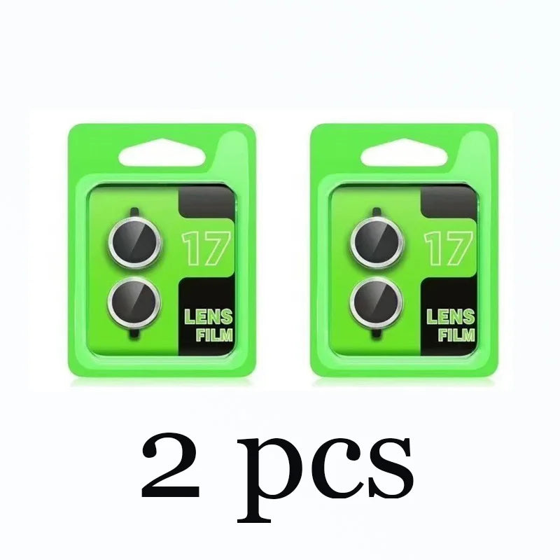 Metal Ring Camera Protective Glass for iPhone 17