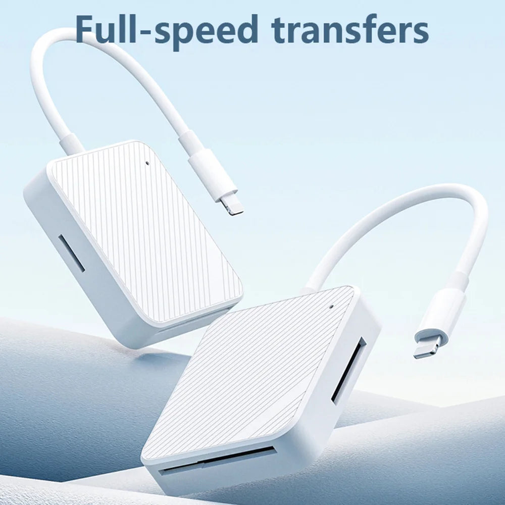 4-in-1 Kartenleser Adapter Typ C & Lightning