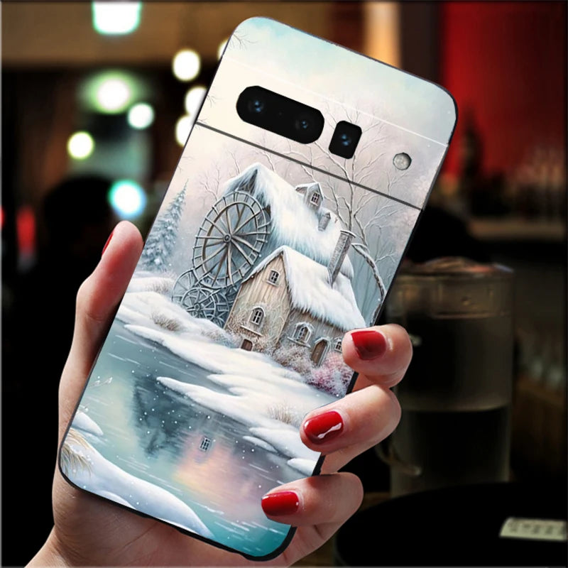 Winter TPU Hülle für Google Pixel 8, 9 & 10 Serie