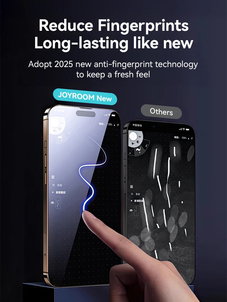 Anti-spy tempered glass screen protector for iPhone 17 series