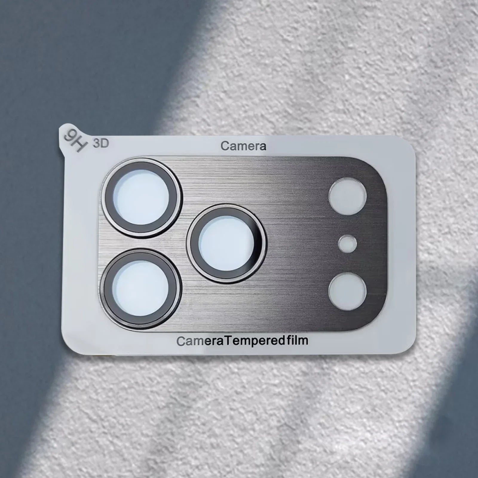 Gebürstetes Metall Kamera Schutzglas für iPhone 17 Serie