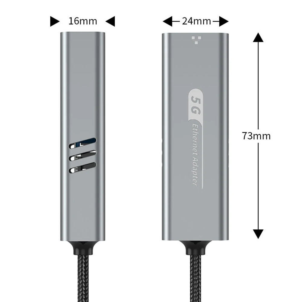 USB-C auf RJ45 5Gbps Netzwerkadapter