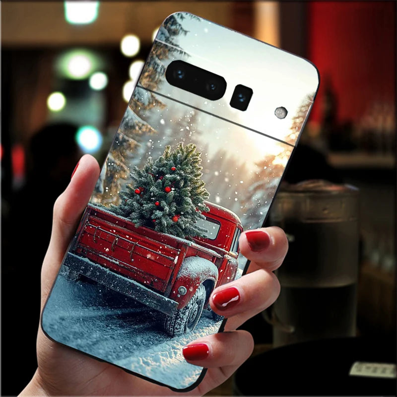 Semi-enclosed silicone case for Google Pixel 8, 9 and 10. Flexible protection.