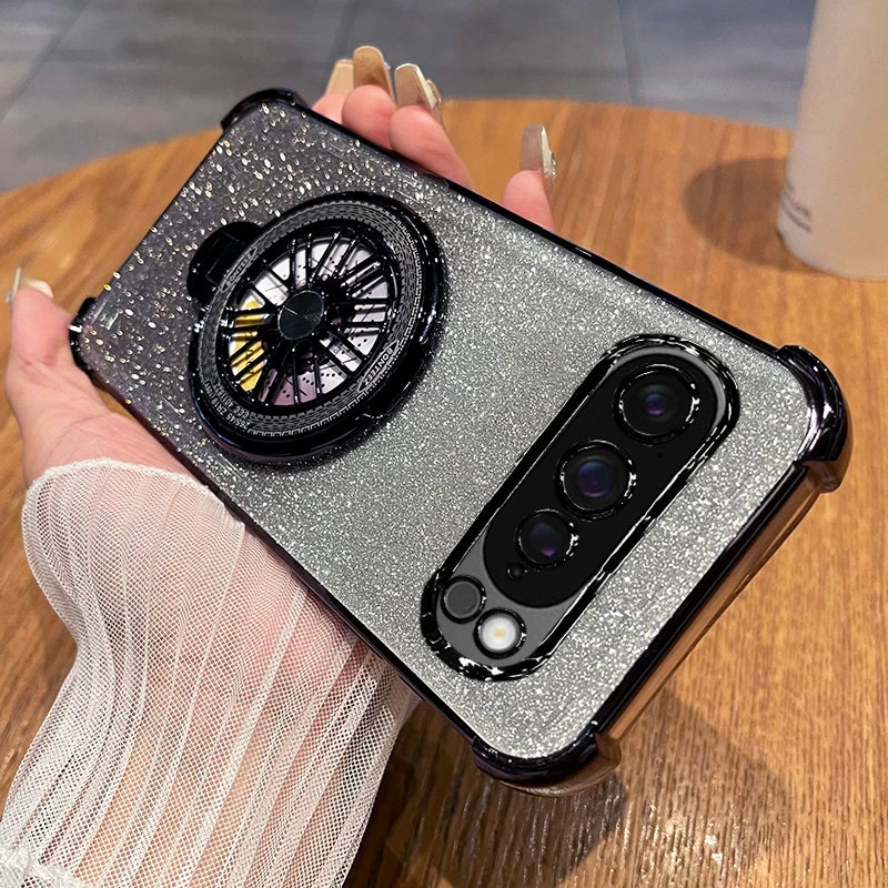 Glitzernde Silikonhülle für Google Pixel 10