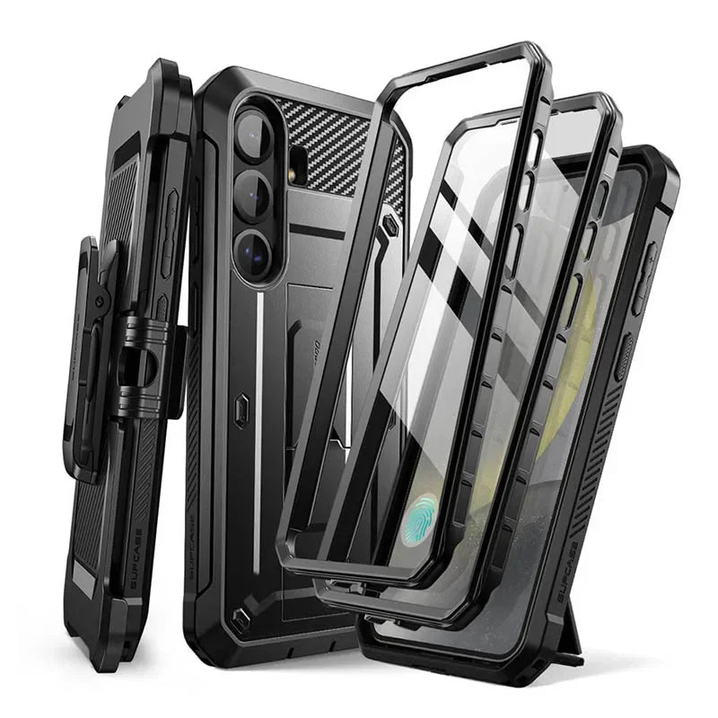 Militärische Schutzhülle mit Displayschutz für Galaxy S25+
