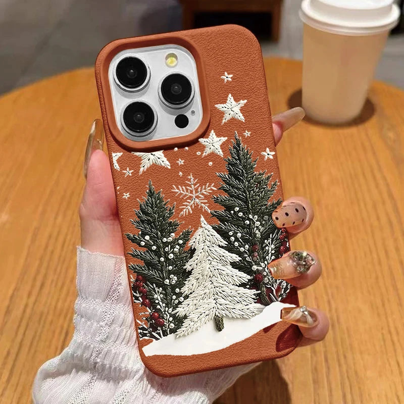 Samsung S25 Silikon Hülle Weihnachtsmotiv