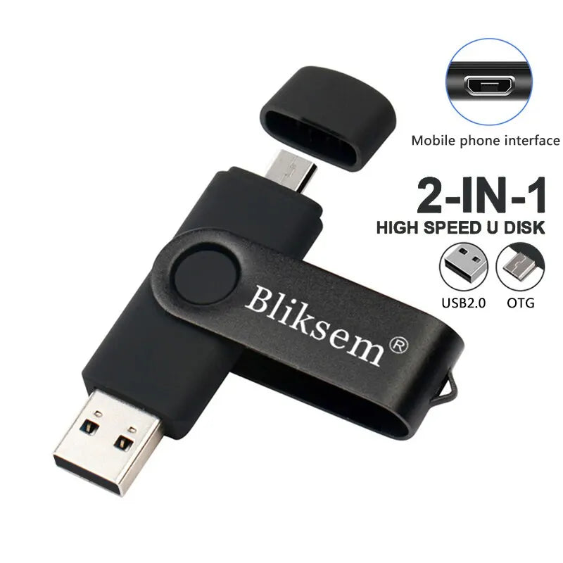 Bliksem OTG USB-Stick 32GB 64GB Metall Mini Drive
