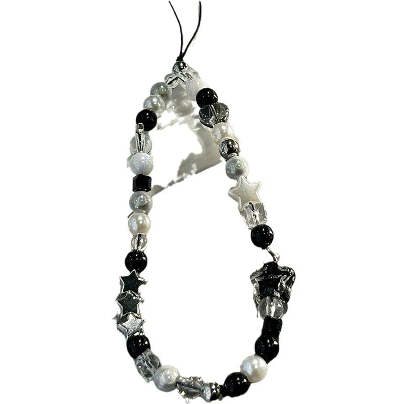 Handgemachte Stern-Perlen-Handykette – Sommerstil
