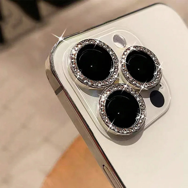 Bling Diamant Kamera Schutz iPhone