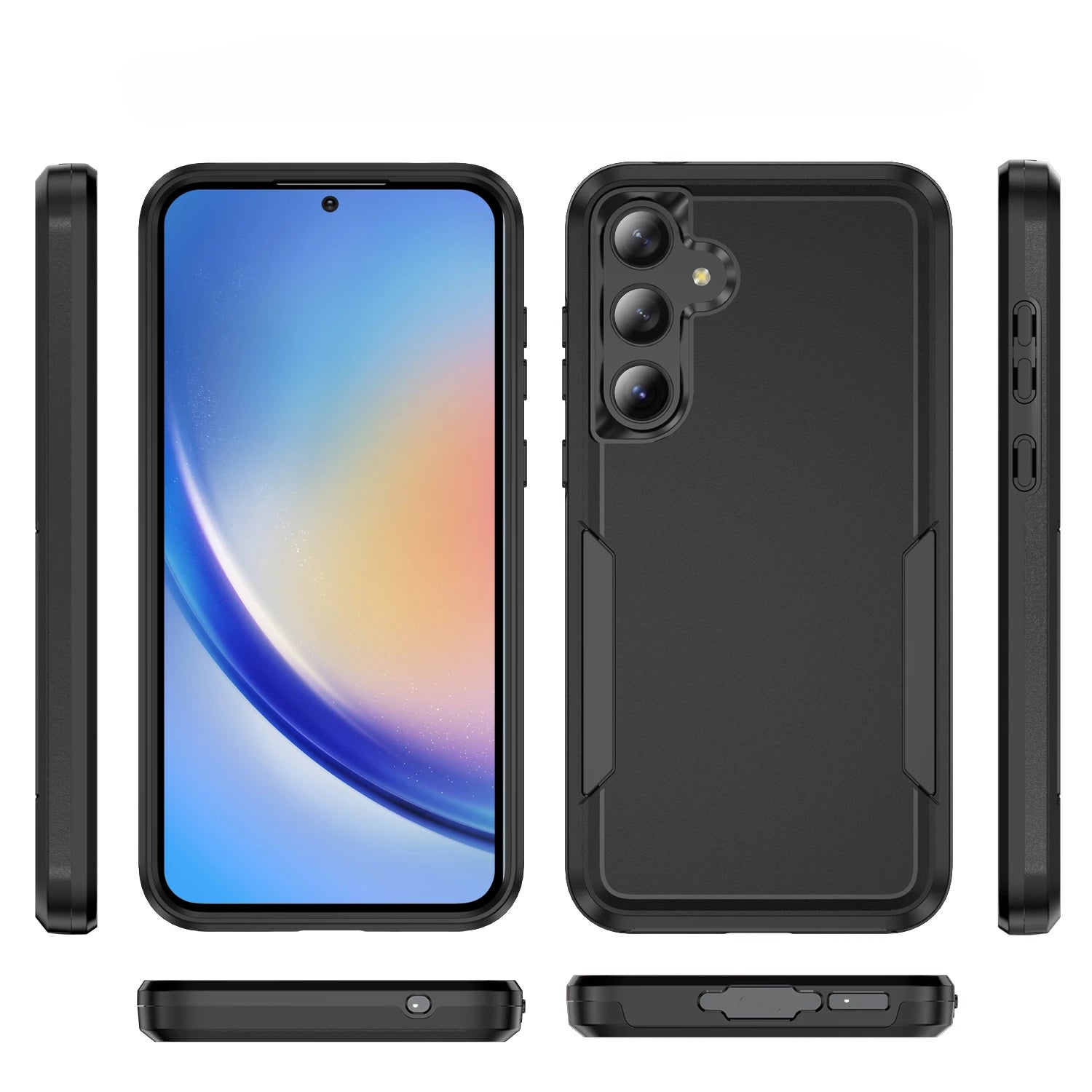 Militärische Hüllen für Samsung Galaxy S24 FE S22 S23 Plus S21 S25 Ultra Edge S20 A54 A16 5G A56 A55 A35 A15 Armor Case Coque
