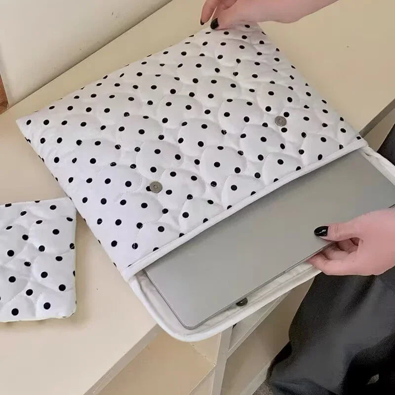 Koreanische Punkte Laptop-Tasche 13–14 Zoll