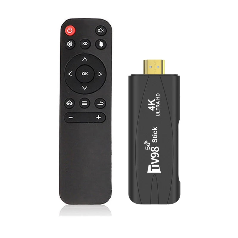 4K Android 12 TV stick with dual WiFi streaming