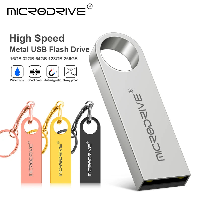 Metall USB 2.0 Flash Drive 128GB Speicherstick