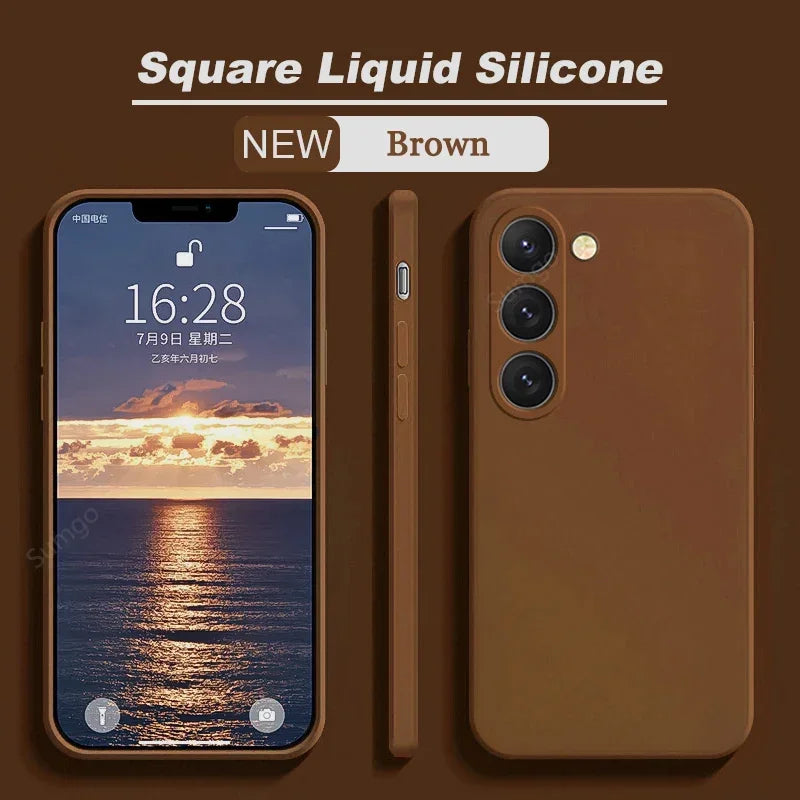 Luxus Silikonhülle für Samsung Galaxy