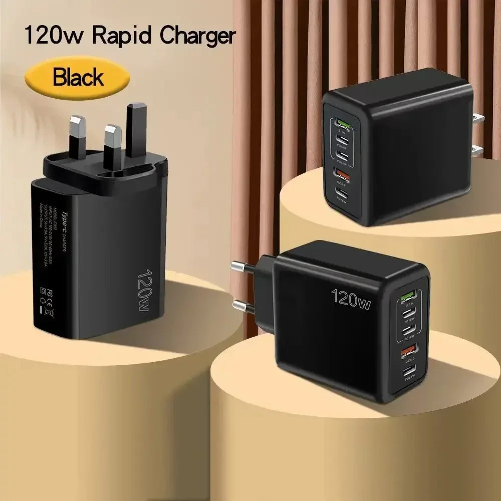 Mehrfach-USB Schnellladegerät Typ C