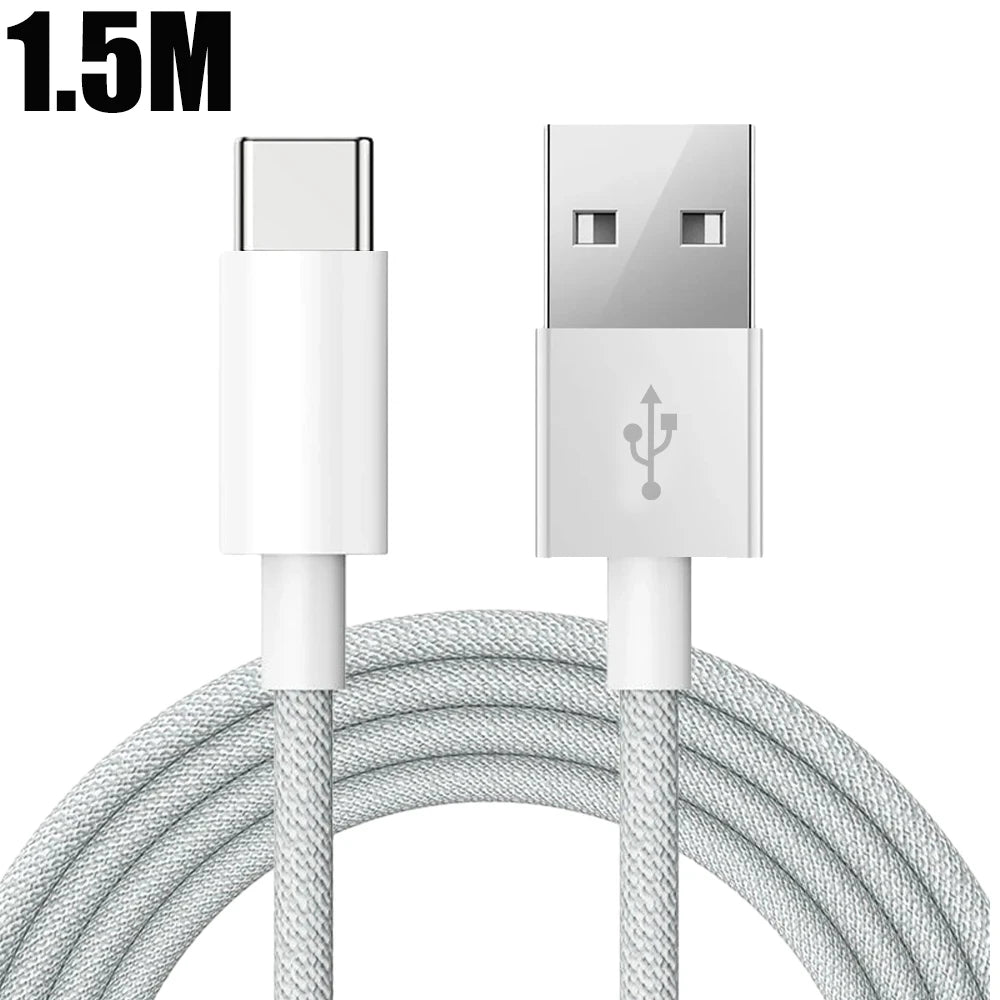 USB-C Handykabel Schnellladung Nylon
