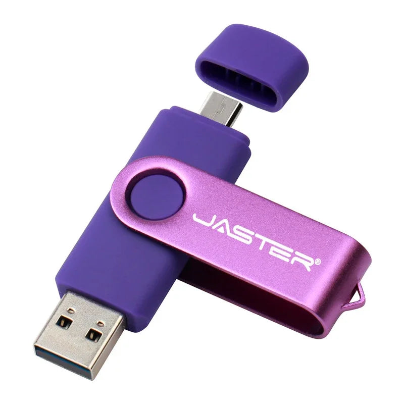JASTER OTG 2-in-1 USB-Flash-Laufwerk 128 GB