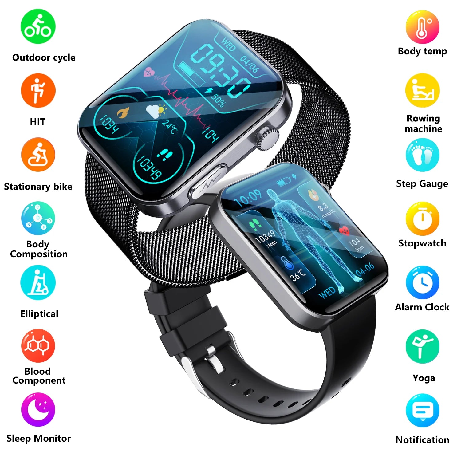 F300 Outdoor Smartwatch mit Bluetooth