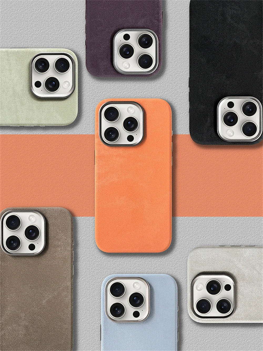 Luxus Lederhülle mit MagSafe für iPhone 17 Pro Max