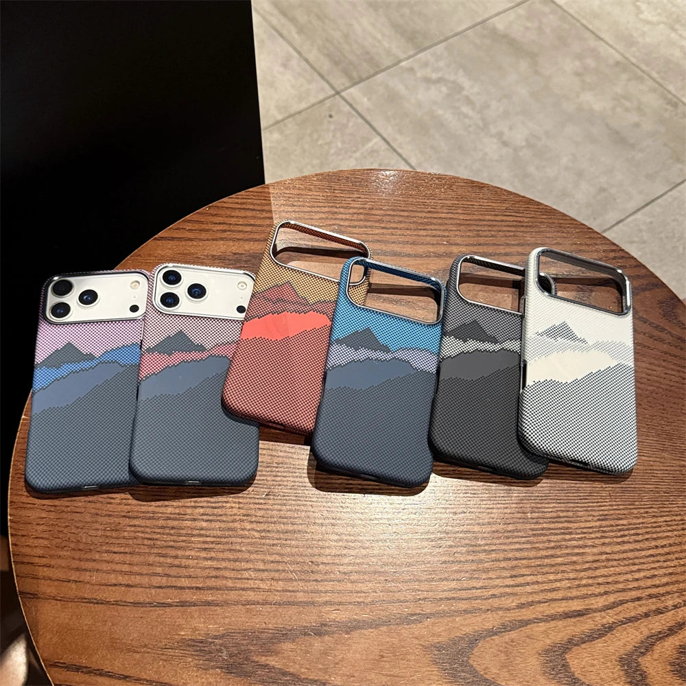 Kohlefaser MagSafe Hülle matt für iPhone 17