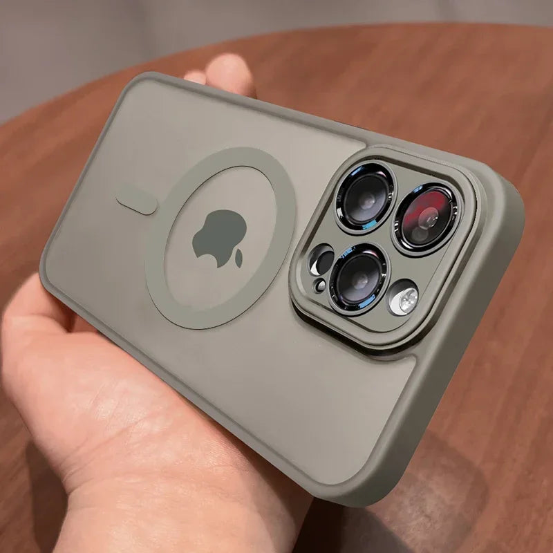 Magnetische matte Rüstungshülle für iPhone 17 Pro