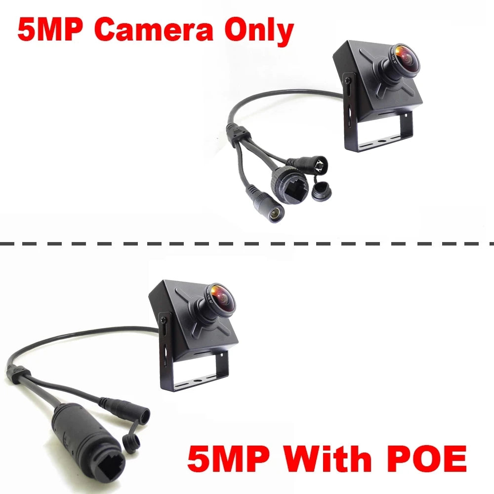 5MP Mini Fisheye IP Kamera mit Audio und POE