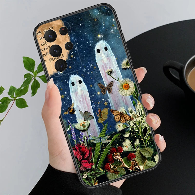 Halloween Geist Hülle für Samsung Galaxy S25–S21