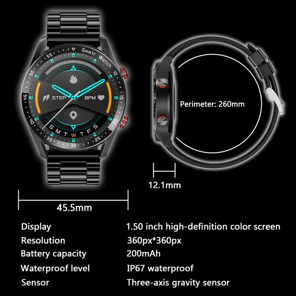 Wasserdichte Sport-Smartwatch 2025 für Damen & Herren