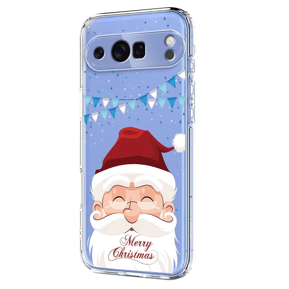 Transparente Weihnachts Handyhülle für Google Pixel