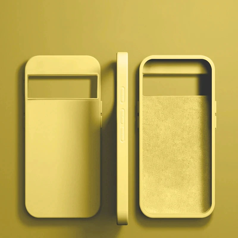 Luxus Flüssigsilikon Hülle Pixel 6–8 Pro