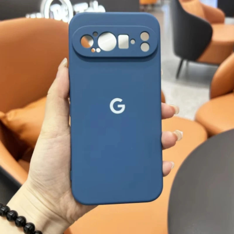 Original hülle für Google Pixel 9 Pro XL Hüllen flüssige Silikon TPU Rückseite für Pixel 9 9pro 9Proxl stoß feste Schutz coque