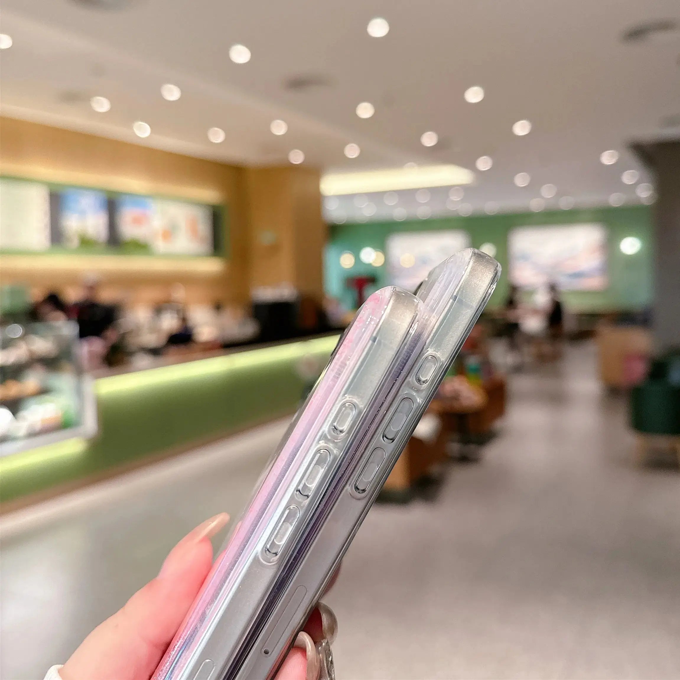 Glitzernde Treibsand-Hülle für iPhone 17 Serie Softcase