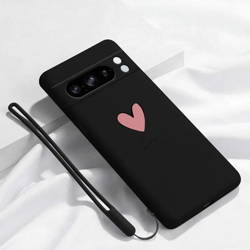 Pixel Hülle mit Love-Armband Silikon