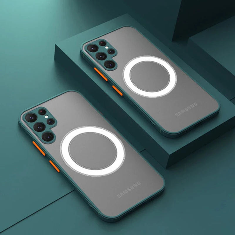 Luxus Magsafe Hülle für Samsung S23/S22/S21