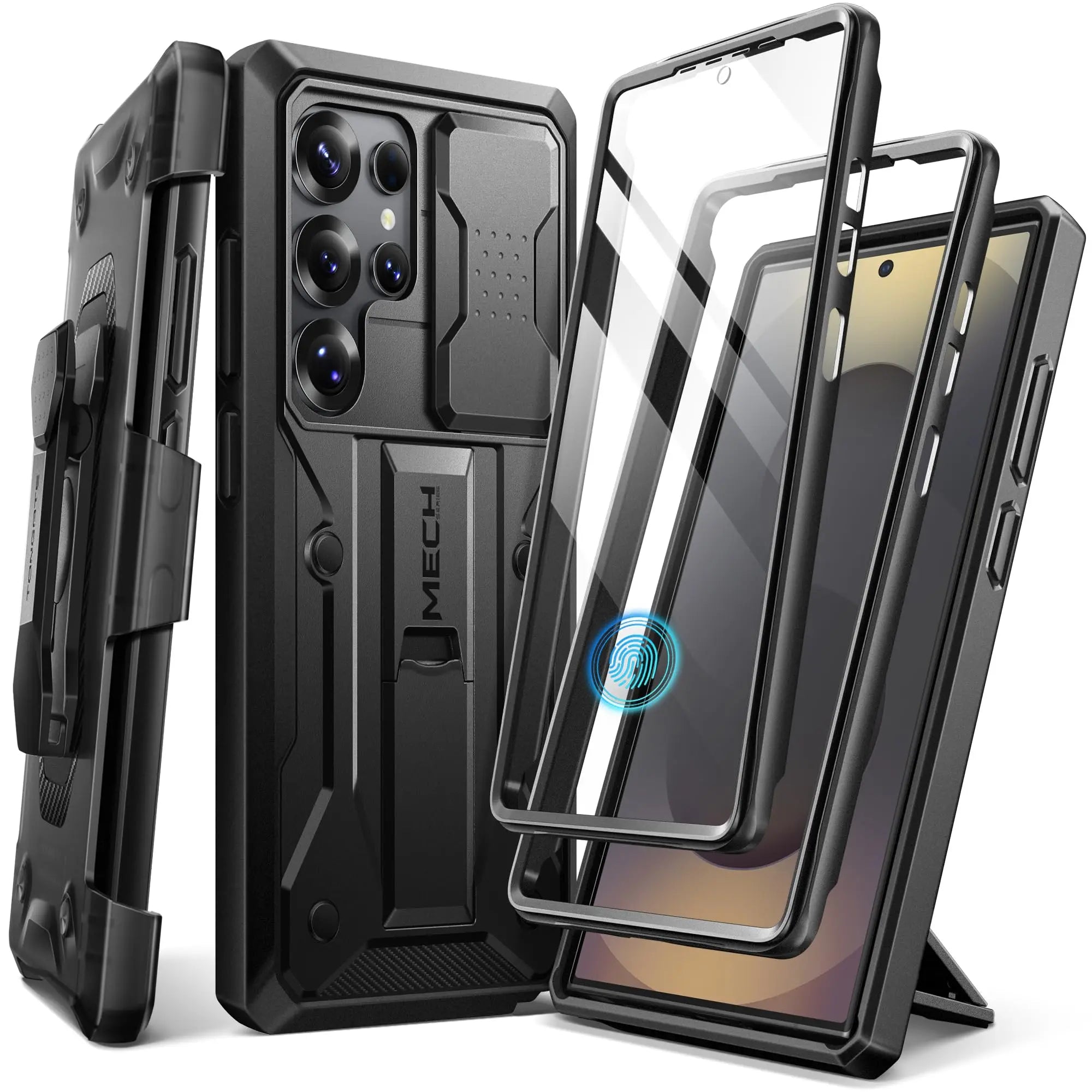 Robuste Schutzhülle mit Ständer für Galaxy S25 Ultra