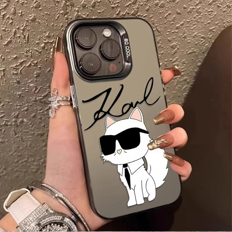Süße Cartoon Katzen Hülle für Samsung S25 Ultra