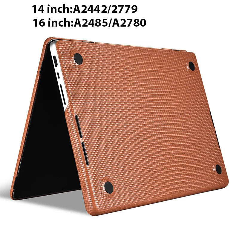 Echtleder MacBook Pro Hülle 14–16 Zoll