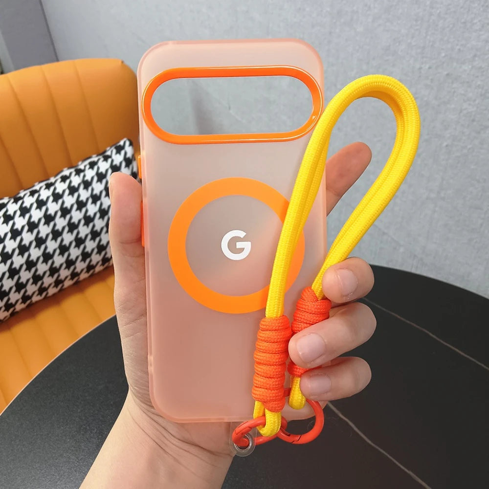 Mattierte transparente Handyhülle mit Band