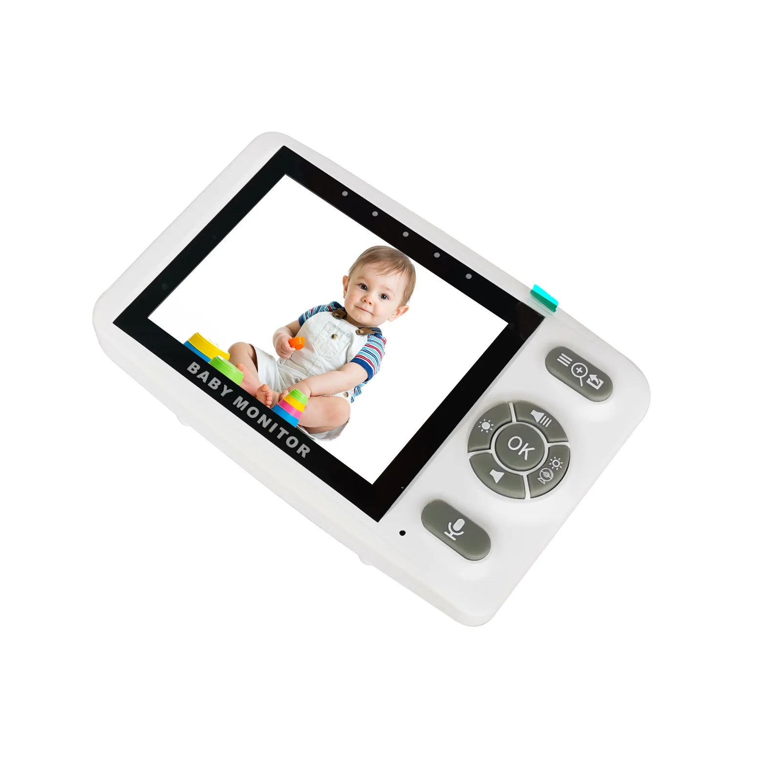 Video Babyphone 3,5" IPS mit VOX & Temperaturanzeige
