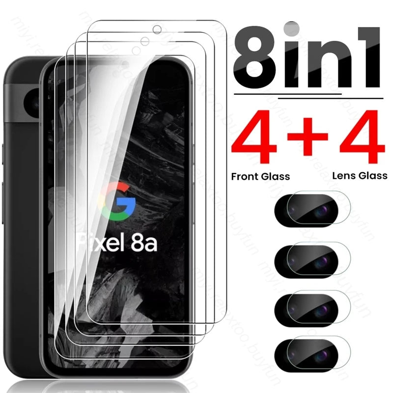 8-in-1 Panzerglas Pixel 9 10 Pro XL Kamera