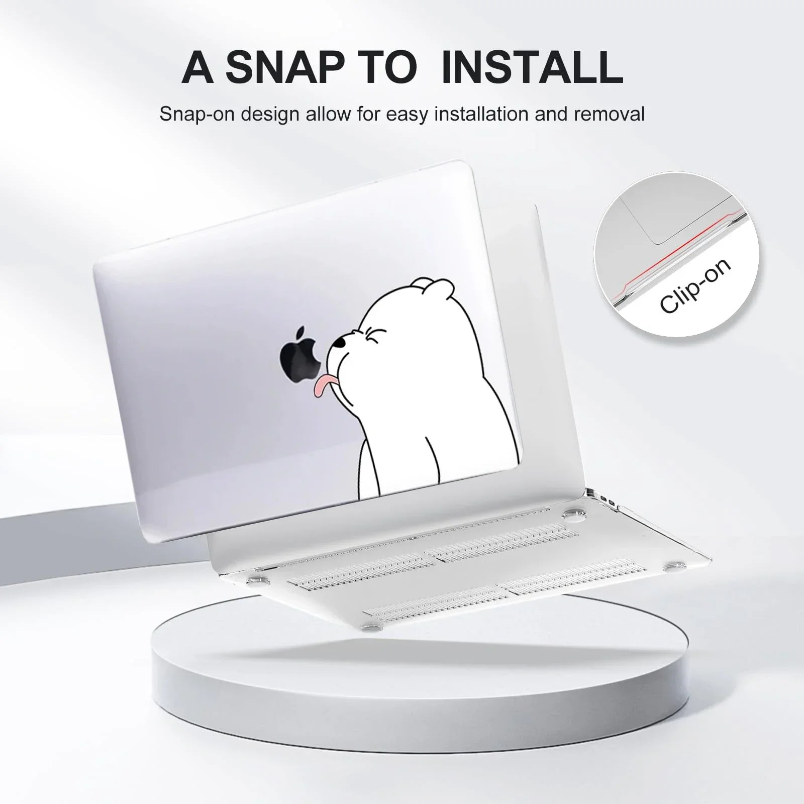 Hartschalenetui mit Druck für MacBook