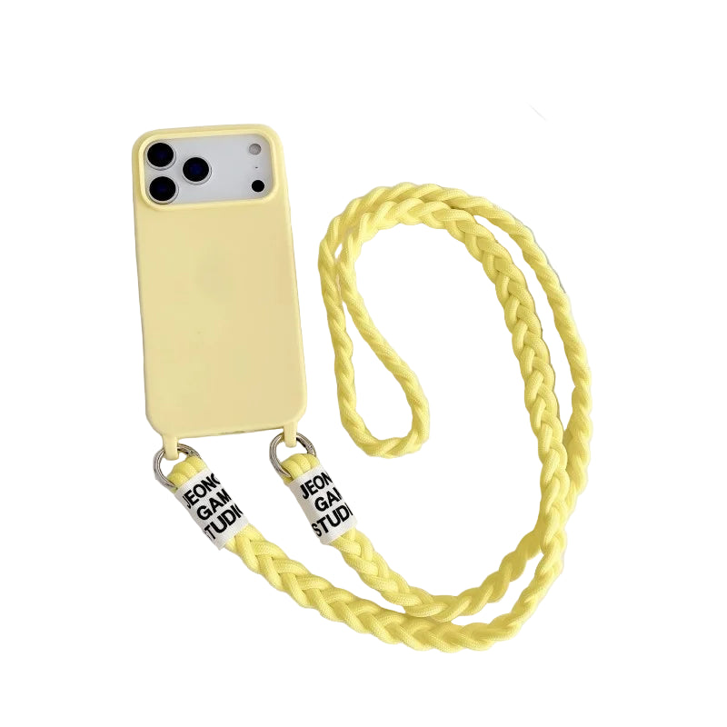 Luxus Lanyard-Hülle mit Band für iPhone 11–17