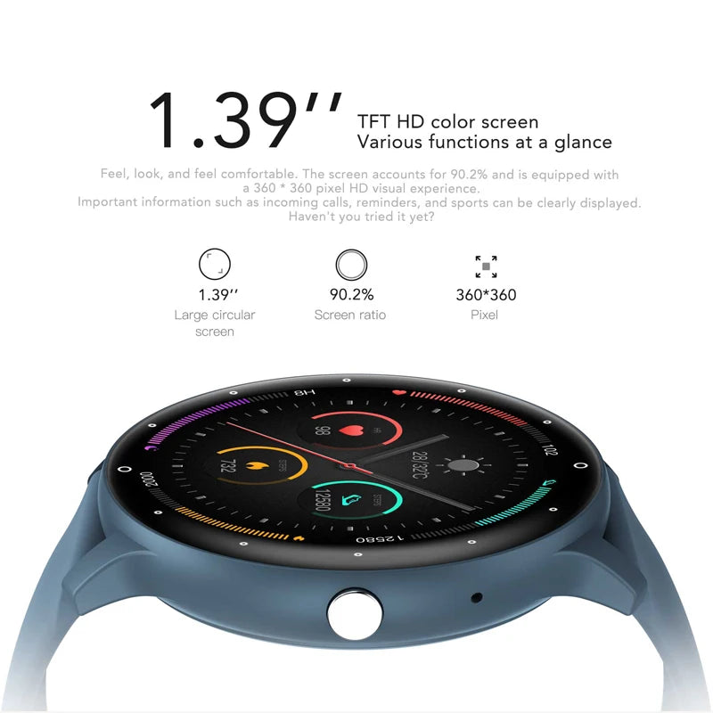Ultraleichte Herren Smartwatch 2025 mit Bluetooth-Anruf