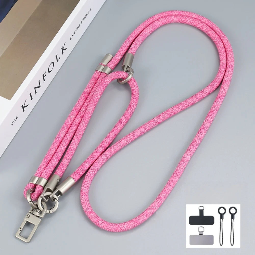 150 cm verstellbares Handy-Lanyard mit abnehmbarem Kartenclip